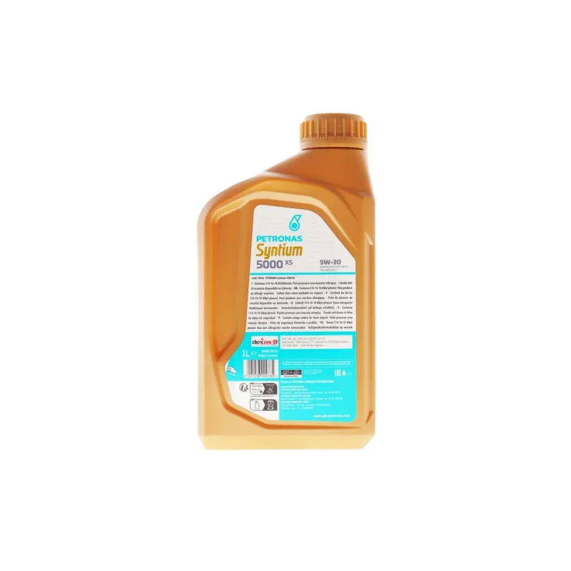Олива 5W30 SYNTIUM 5000 XS (1L) GM Dexos 2 (API SN/ACEA C2/C3) (з-на на 71235E18EU)