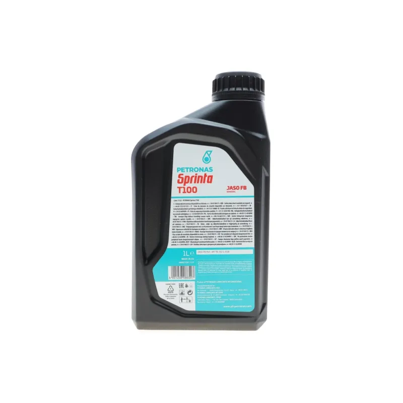 Моторна олива PETRONAS SPRINTA T100 2T (1L) 73122E15EU ISO-L-EGB/JASO FB API TB