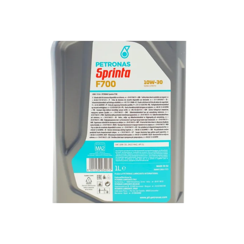Олива 10W30 SPRINTA F700 4T (1L) (API SL/JASO MA2)