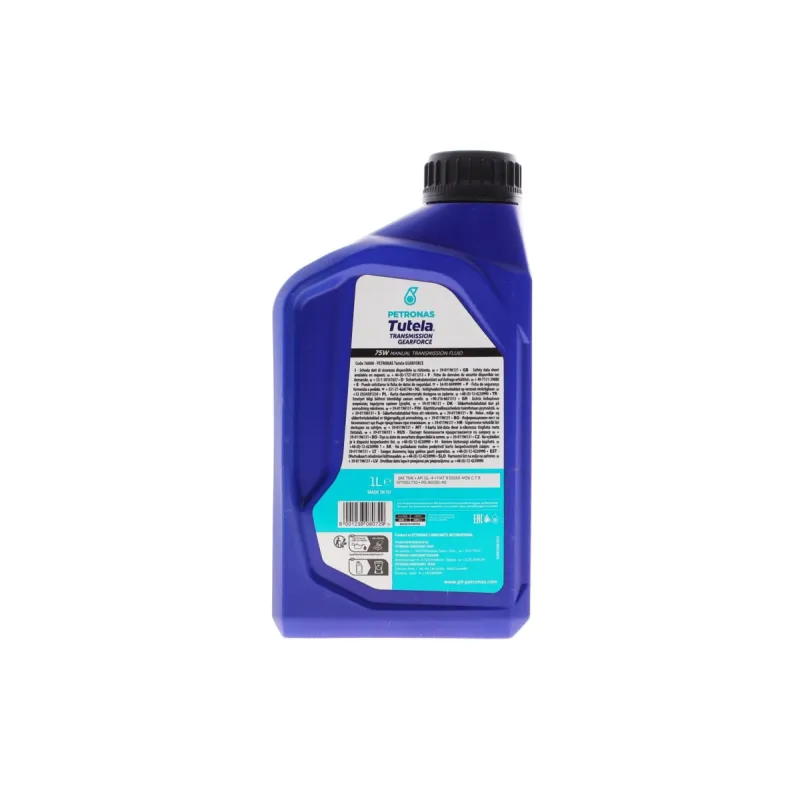 Трансмісійна олива PETRONAS GEARFORCE 75W (1L) API GL4/FIAT 9.55550-MZ6/MS.90030-M1 76008E18EU