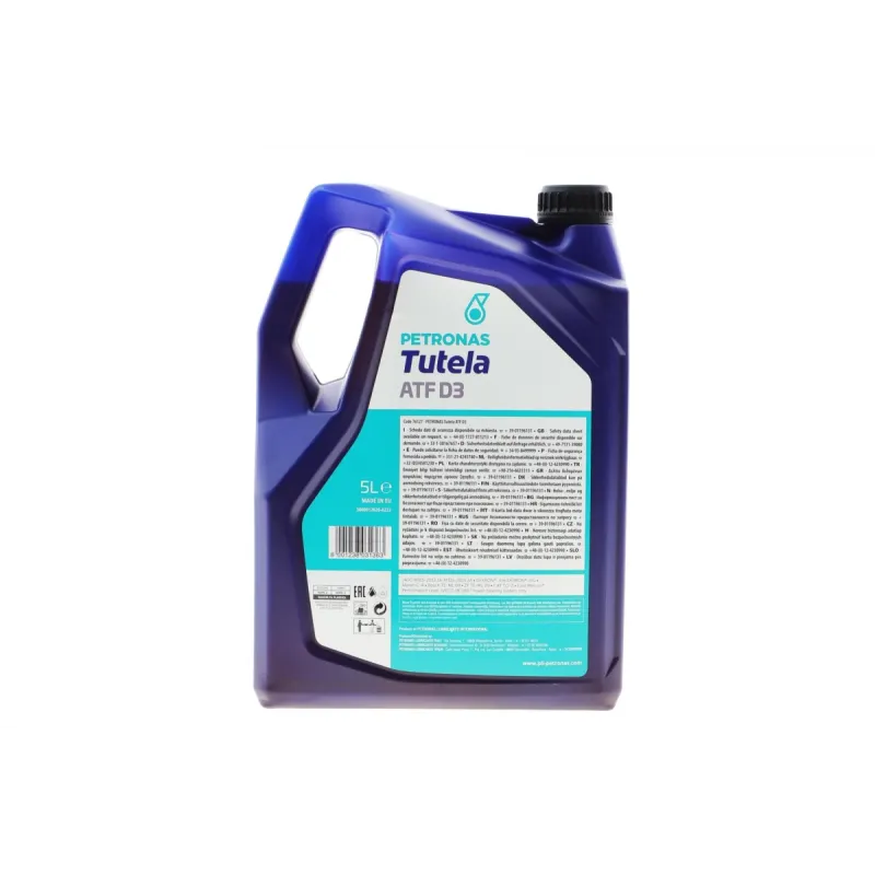 Олива TUTELA ATF D3 (5L) (GM Dexron III-H/Dexron III-G/Allison C4/Ford Mercon)