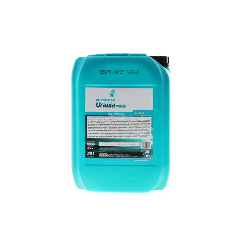 Олива 10W40 URANIA PRIME (20L) (ACEA E7/A3/B4/API CI-4/CH-4/SN Plus/SN/SL/SJ) (MB 228.3/MAN M3275/Renault RLD-2)