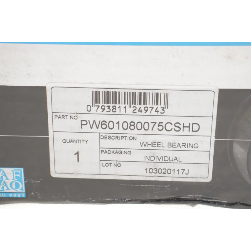Підшипник маточини передній PFI PW601080075CSHD для Mercedes-Benz Atego 60x108x75 мм