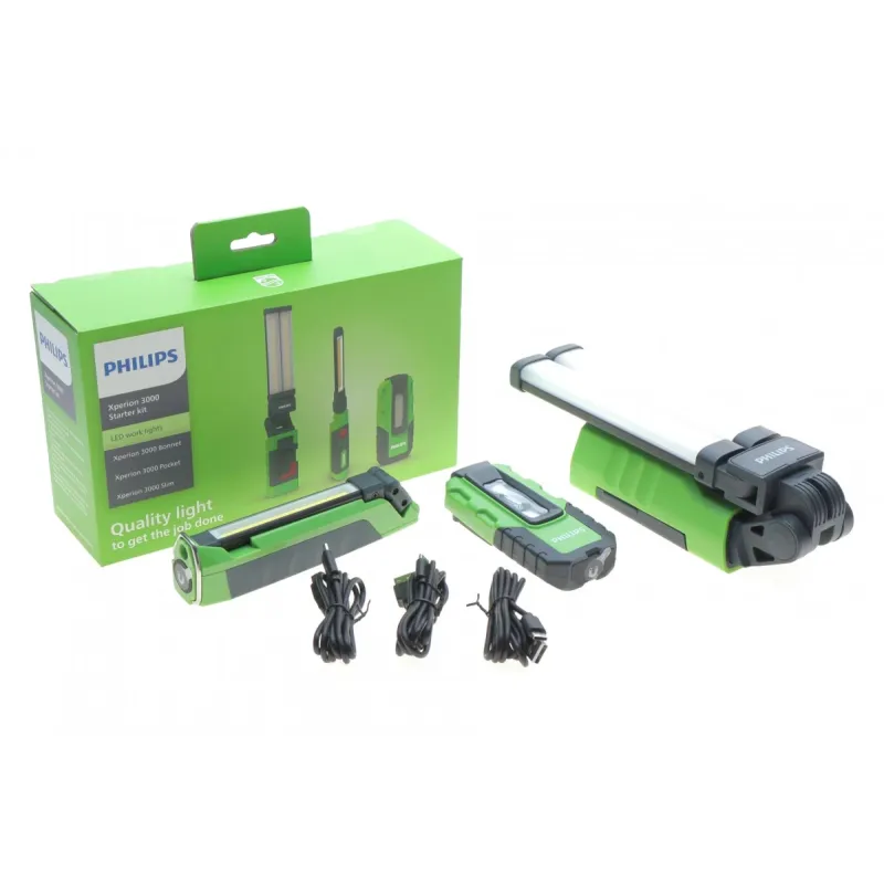 Комплект ліхтариків 3в1 PHILIPS Xperion 3000 Garage Starter-Kit X30BOPOSL