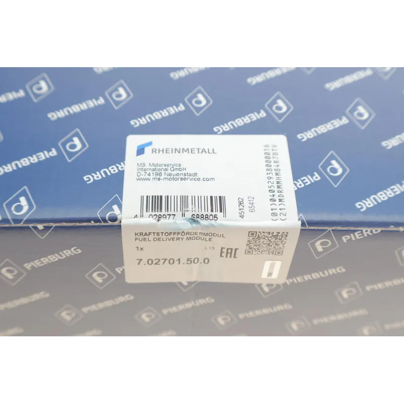 Насос паливний електричний PIERBURG 7.02701.50.0 для Peugeot 308 1.6 2007-2014, діаметр 154 мм