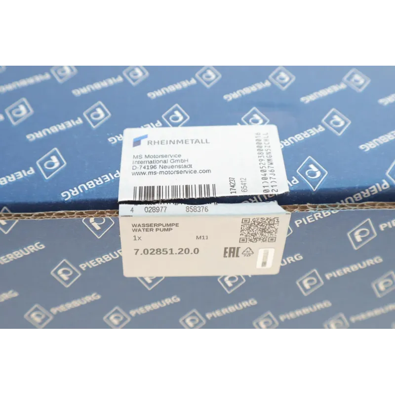 Помпа води електрична PIERBURG 7.02851.20.0 з демпфером для BMW 3 (E90)/5 (E60) N52/N53