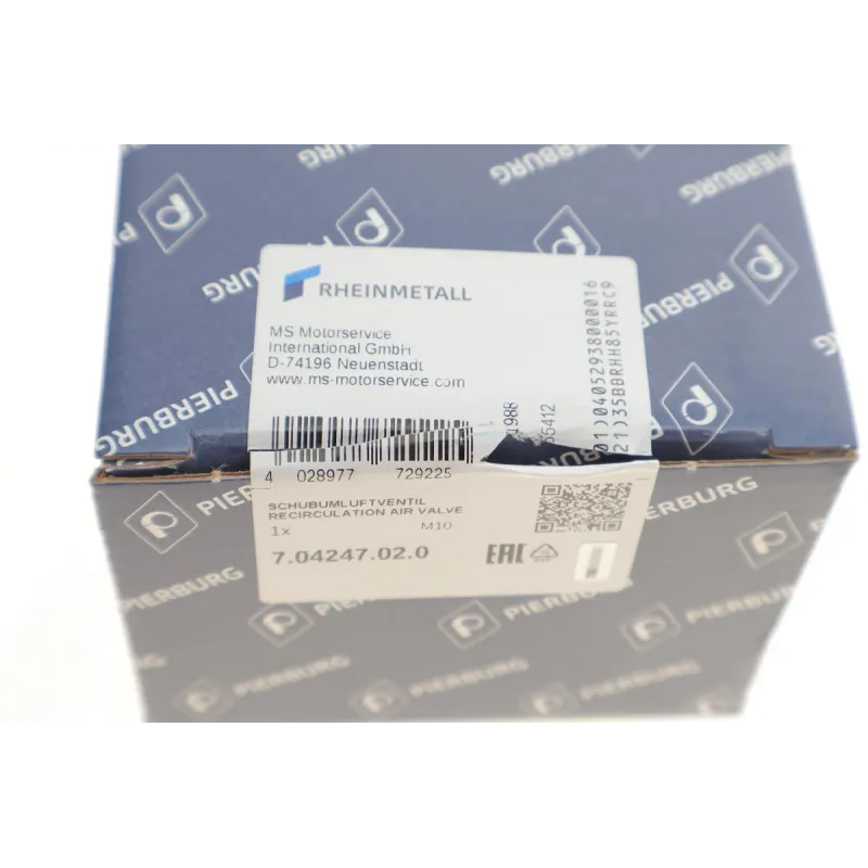Клапан повітряної тяги (перепускний) PIERBURG 7.04247.02.0 для Skoda Fabia, VW Passat 1.4TSI 2006-
