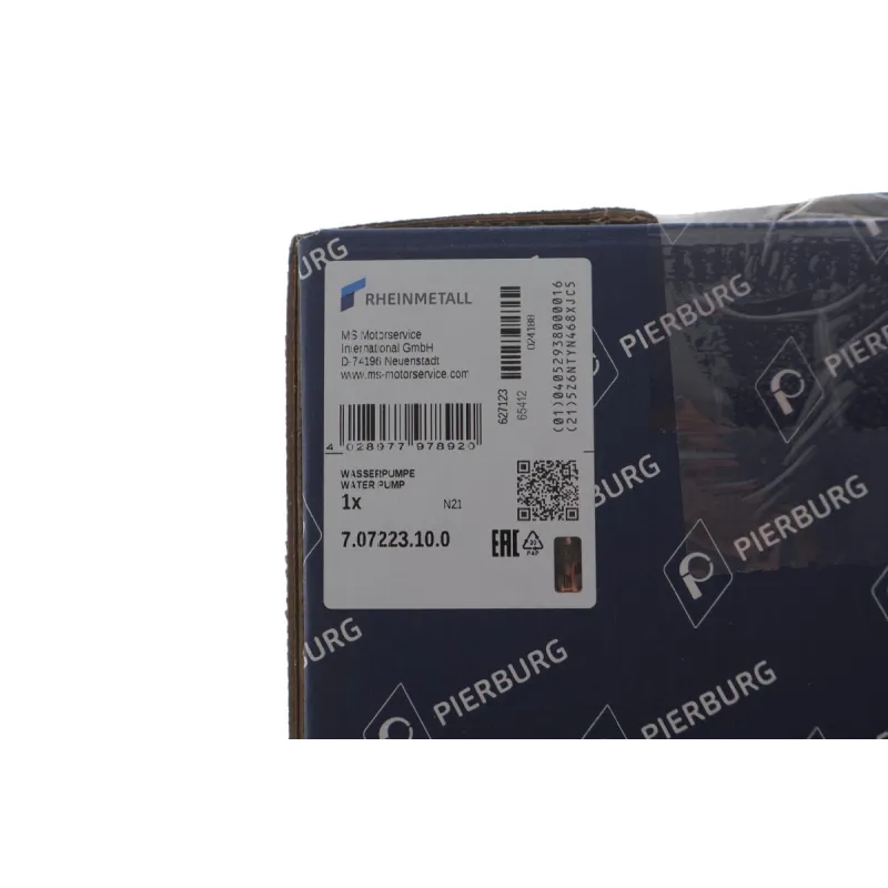 Помпа води електрична PIERBURG 7.07223.10.0 для BMW 3 (E90/E91/E92/E93) 335i/xi, 5 (F10/F11) 535i/xi, 7 (F01/F02) 740i
