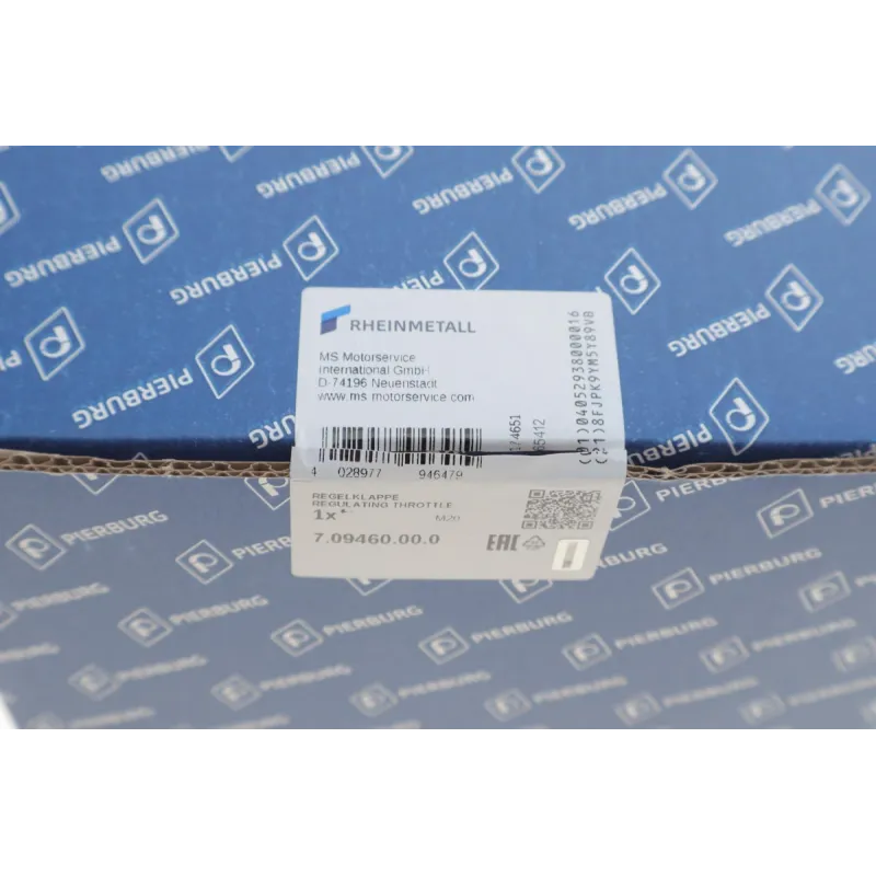 Заслонка дросельна PIERBURG 7.09460.00.0 для Volkswagen Caddy III/IV 2.0 TDI 2010-, 48 мм