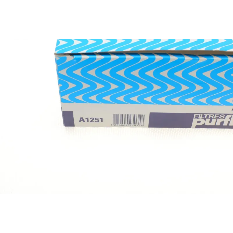 Фільтр повітряний PURFLUX A1251 для Toyota Yaris 1.4 D-4D 2005-2012, 314x150x76 мм