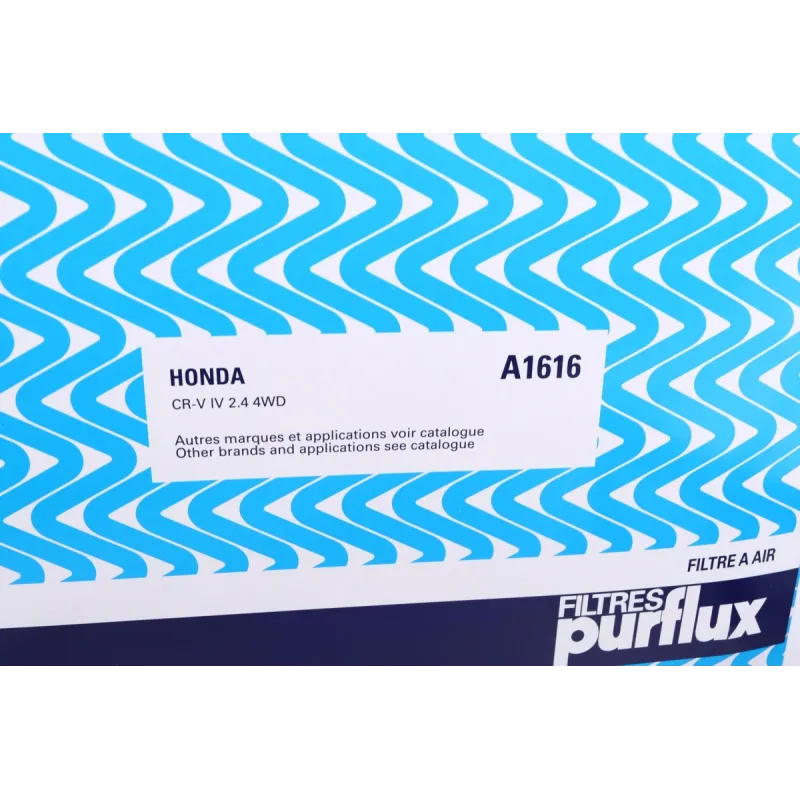 Фільтр повітряний PURFLUX A1616 для Honda CR-V IV 2.4 2012- 256x200x44 мм