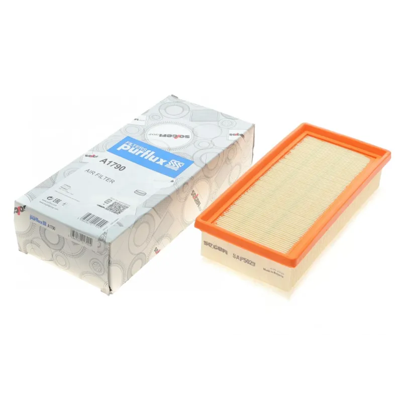 Фільтр повітряний PURFLUX A1790 для Citroen C1 II, Peugeot 108 1.2 2014-, 242x120.5x61 мм
