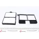 Фільтр салону PURFLUX AH151-2 для Toyota Avensis 1997-2003, 233x152x20 мм