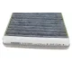 Фільтр салону вугільний PURFLUX AHC219-2 для BMW 5 (E60) 3.0D 2003-2010, 315x170x30 мм (к-кт 2 шт.)