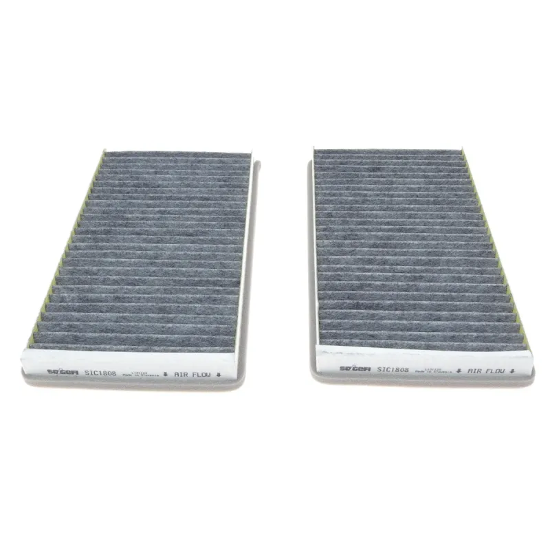 Фільтр салону вугільний PURFLUX AHC219-2 для BMW 5 (E60) 3.0D 2003-2010, 315x170x30 мм (к-кт 2 шт.)