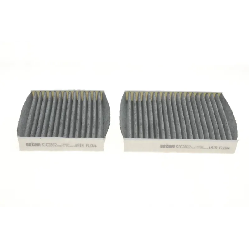 Фільтр салону вугільний PURFLUX AHC245-2 для Citroen C3/Peugeot 207/208 2009-, 155x158x32 мм