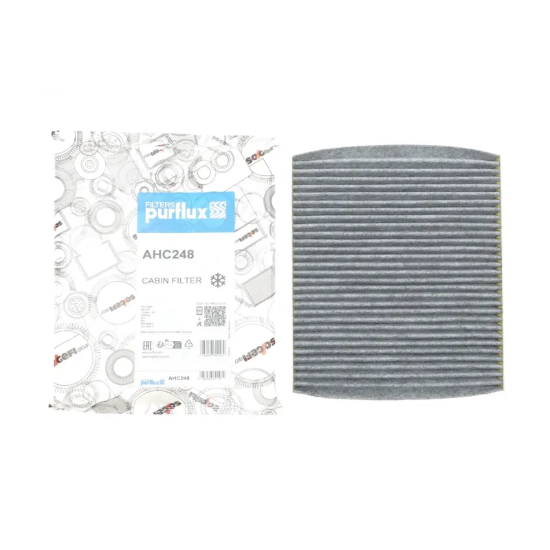 Фільтр салону вугільний PURFLUX AHC248 для Hyundai Tucson JM 2004-2010, i40 VF 2011-, ix35 LM 2010-, Kia Sportage JE 2004-2010