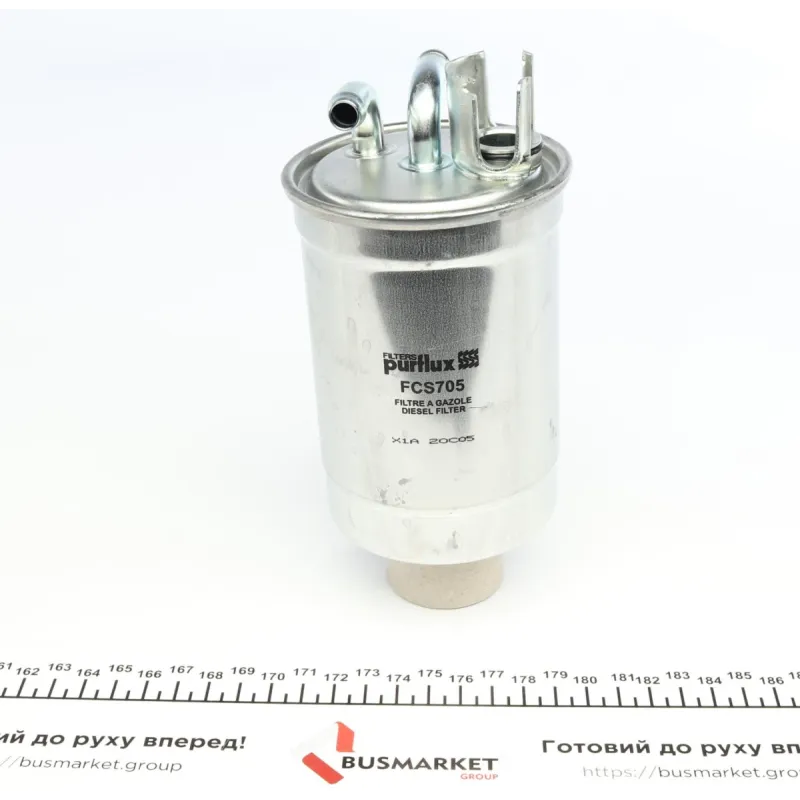 Фільтр паливний PURFLUX FCS705 для Audi A2 1.2/1.4 TDI 2000-2005, 80x170 мм