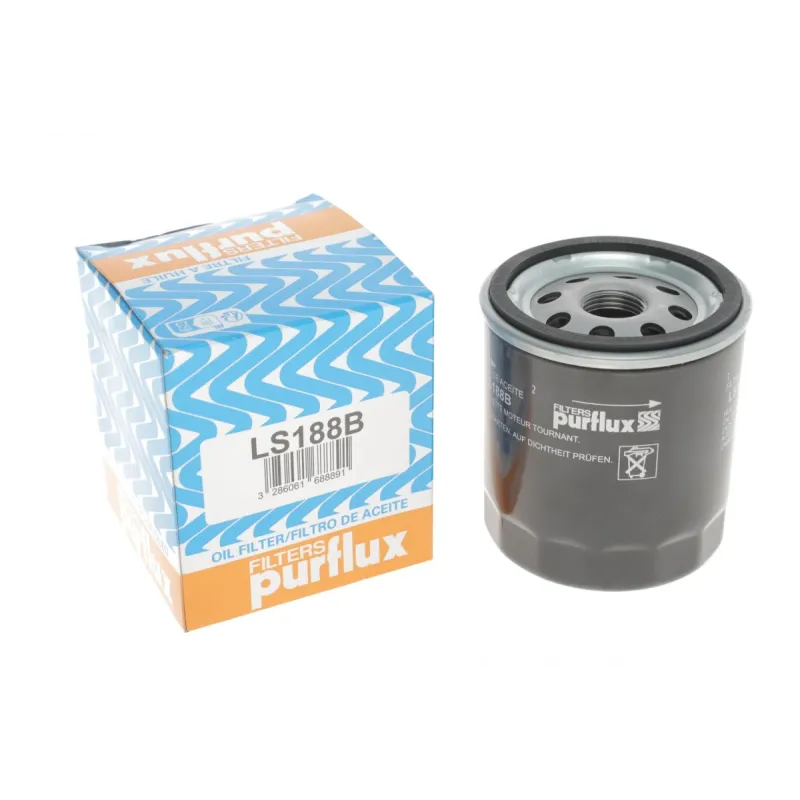 Фільтр масляний PURFLUX LS188B для Fiat Fiorino, Jeep Cherokee 2.4, Alfa Romeo 164, 85 мм