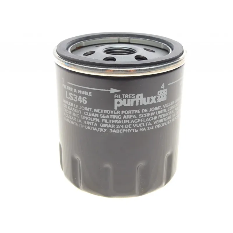 Фільтр масляний PURFLUX LS346 для Citroen Berlingo, Peugeot Partner 1.8/1.9D/1.4i/1.8i 1996-1999, 76x72x85 мм