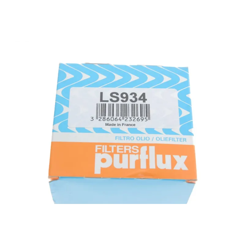 Фільтр масляний PURFLUX LS934 для Ford Fiesta 1.4i, 76x62x74 мм