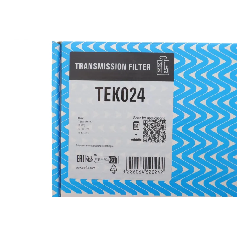 Фільтр АКПП BMW 7 (E65/E66/E67)/X3 (E83)/X5 (E53) 3.0d/4.4i 00- (з прокладкою) (N62/M57)