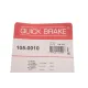 Комплект пружинок колодок ручника QUICK BRAKE 105-0010 для Mitsubishi Lancer X, Citroen C-Crosser, Jeep Compass