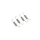 Комплект пружинок колодок ручника QUICK BRAKE 105-0025 для Chevrolet Lacetti, Nubira, Epica
