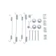 Комплект пружинок колодок ручника Opel Corsa F/Peugeot 2008/208 19-