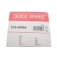 Комплект пружинок колодок ручника QUICK BRAKE 105-0594 для Volvo 240/740/940