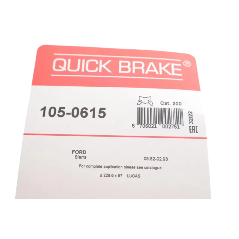 Комплект пружинок колодок ручника QUICK BRAKE 105-0615 для Ford Sierra 1982-1993