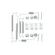 Комплект пружинок колодок ручника Opel Corsa A/Kadett D 1.0-1.5TD 79-93 (Delco)