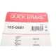 Комплект пружинок колодок ручника QUICK BRAKE 105-0651 для Citroen Xsara, Peugeot 306