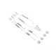 Комплект пружинок колодок ручника QUICK BRAKE 105-0701 для Citroen Xsara, Peugeot 205, Citroen ZX