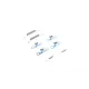 Комплект пружинок колодок ручника QUICK BRAKE 105-0707 для BMW 3 (E36) 1990-1998, 5 (E39) 1995-2003