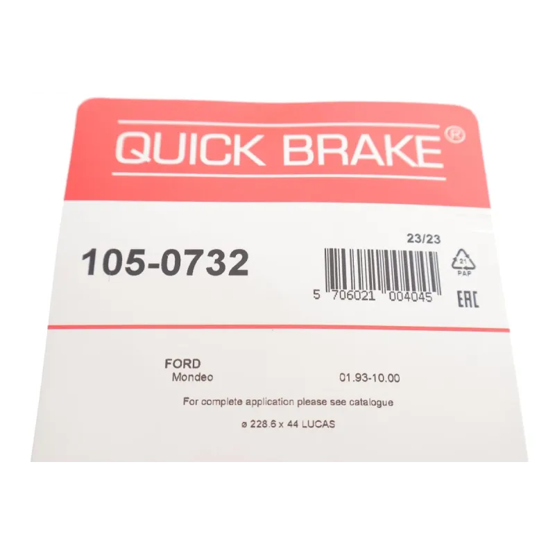 Комплект пружинок колодок ручника QUICK BRAKE 105-0732 для Ford Mondeo I/II 1993-2000