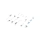 Комплект пружинок колодок ручника Ford Focus/C-Max 98-10