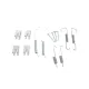 Комплект пружинок колодок ручника QUICK BRAKE 105-0773 для Mercedes-Benz A-Class W168, W124