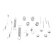 Комплект пружинок колодок ручника QUICK BRAKE 105-0780 для Opel Movano, Renault Master (1998-2010)