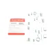 Комплект пружинок колодок ручника Mazda 323 98-04