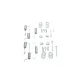 Комплект пружинок колодок ручника QUICK BRAKE 105-0823 для Hyundai Santa Fe I, Kia Sportage JE 2001-2010