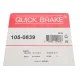 Комплект пружинок колодок ручника QUICK BRAKE 105-0839 для Iveco Daily II, Ford Transit, 172x41 мм