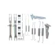 Комплект пружинок колодок ручника QUICK BRAKE 105-0854S для Toyota Hilux VIII 2.4 D 4WD 2015-