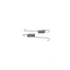 Комплект пружинок колодок ручника Mitsubishi Colt 1.1-1.5 DI-D 04-12 (Lucas)