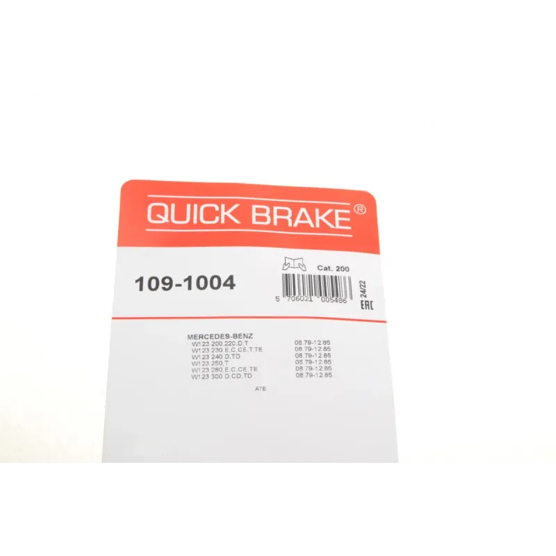 Планка супорта переднього прижимна QUICK BRAKE 109-1004 для Mercedes-Benz W123 1976-1985