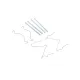 Планка супорта (переднього) прижимна (к-кт) Mazda 323 94-98/Kia Rio 00-05 (Sumitomo)