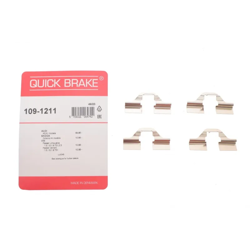 Планка супорта прижимна QUICK BRAKE 109-1211 для Peugeot Partner, Citroen Berlingo, Audi A3