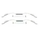 Планка супорта прижимна QUICK BRAKE 109-1221 для BMW 3 (E36) 1990-1998, Ford Mondeo, Volvo XC70C