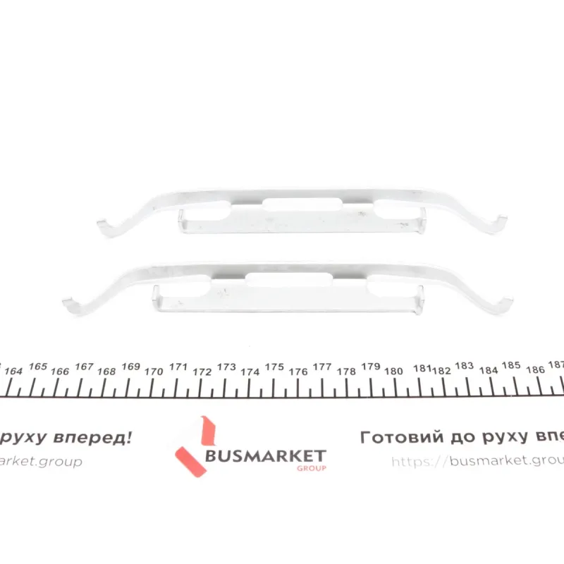 Планка супорта (переднього) прижимна (к-кт) VW Passat/Golf IV/Audi A4 99-10 (Ate)