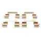 Планка супорта прижимна QUICK BRAKE 109-1230 для Mercedes-Benz C-Class W203, Peugeot 407, Skoda Fabia 1999-2005